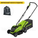 Газонокосилка аккумуляторная GreenWorks GD24LM33K2 в Барнауле