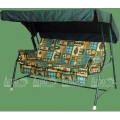 Трехместные садовые качели "ИРИС" с раскладывающейся спинкой в Барнауле