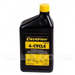 Масло минеральное Champion SAE 30 1 л для 4-тактных двигателей в Барнауле