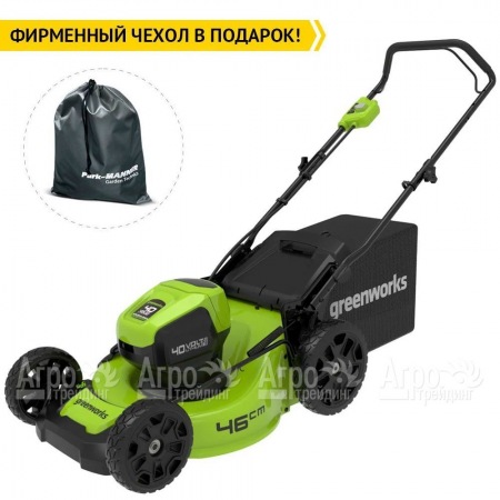 Газонокосилка аккумуляторная GreenWorks GD40LM46HP 4 Ач в Барнауле