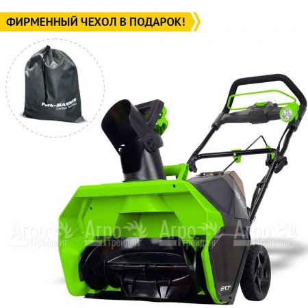 Снегоуборщик аккумуляторный GreenWorks GD40SB в Барнауле