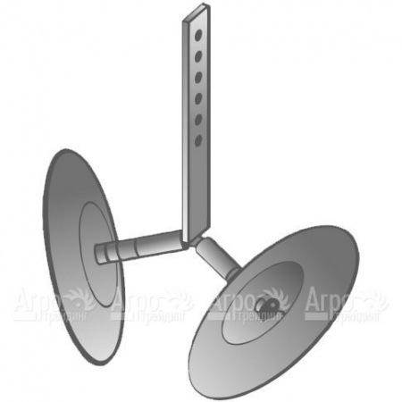 Окучник дисковый без сцепки для культиваторов Целина 500, 404, 406 в Барнауле