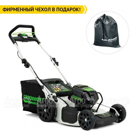 Газонокосилка аккумуляторная GreenWorks GC82LM51K5  в Барнауле