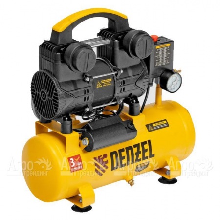 Компрессор поршневой безмасляный Denzel DLP-950/10  в Барнауле