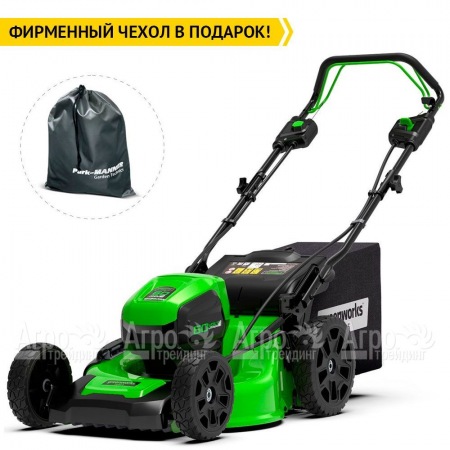 Газонокосилка аккумуляторная GreenWorks GD60LM46SP (без батареи и зарядного устройства)  в Барнауле