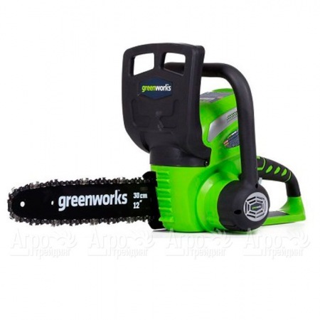 Аккумуляторная пила GreenWorks G40CS30II-12&quot; (без аккумулятора и зарядного устройства)  в Барнауле