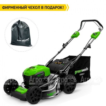 Газонокосилка аккумуляторная GreenWorks GD40LM46SPK6 в Барнауле