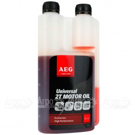 Масло минеральное Universal AEG 2T Motor Motor Oil API TC 1 л для 2-х тактных двигателей в Барнауле