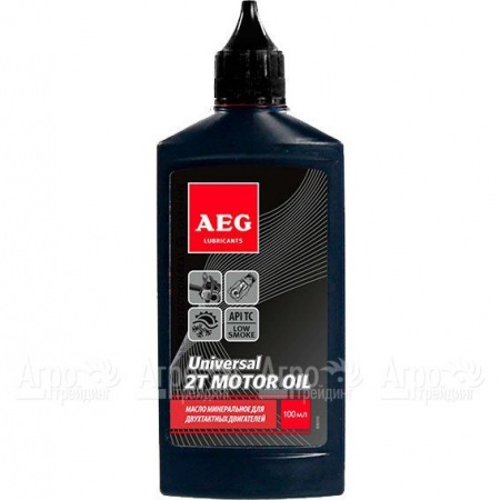 Масло AEG Semi Synthetic 2T Motor Oil API TC п/с 100 мл для 2-х тактных двигателей в Барнауле