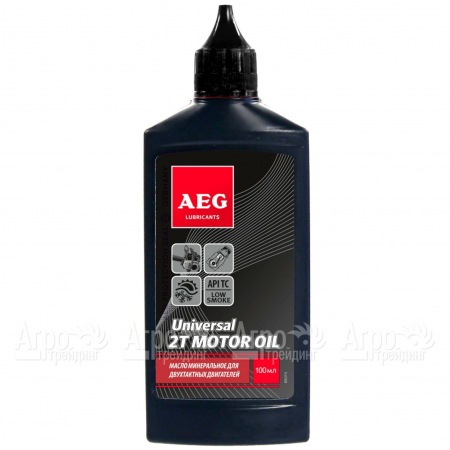 Масло минеральное AEG Universal 2T Motor Oil API TC 100 мл для 2-х тактных двигателей  в Барнауле