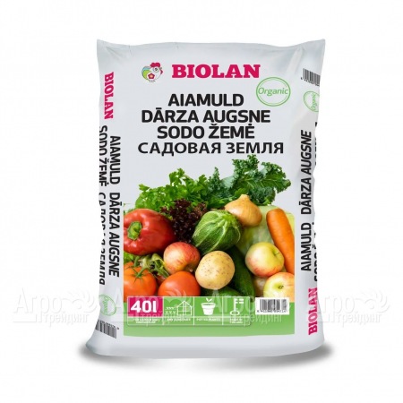 Садовая земля Organic Biolan 40 л в Барнауле