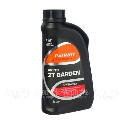 Масло минеральное Patriot G-Motion 2Т Garden API TB 1 л для 2-х тактных двигателей  в Барнауле