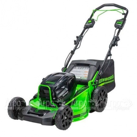 Газонокосилка аккумуляторная GreenWorks GC82HPLM51 (без аккумулятора и зарядного устройства)  в Барнауле