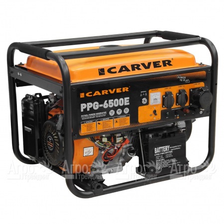 Бензогенератор Carver PPG-6500E 5 кВт в Барнауле