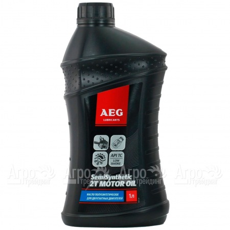 Масло AEG Semi Synthetic 2T Motor Oil API TC 1 л для 2-х тактных двигателей в Барнауле