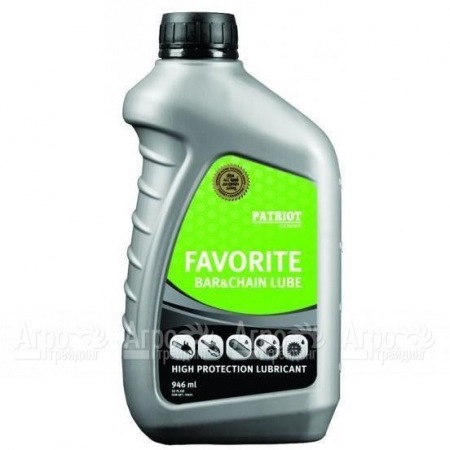 Масло Patriot Favorite Bar&#38;Chain Lube 946 мл для смазки цепей в Барнауле