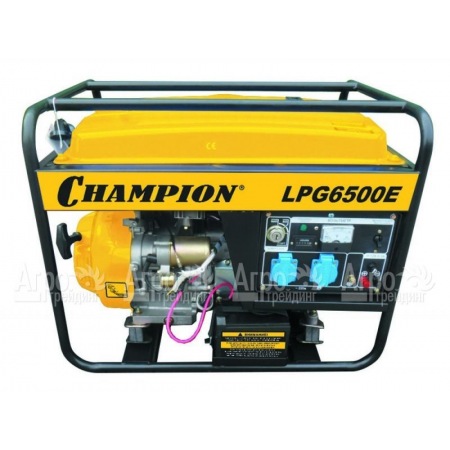 Бензин-газовый генератор Champion LPG6500E 5 кВт в Барнауле