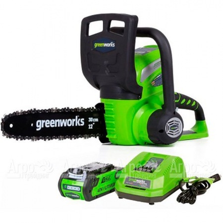 Аккумуляторная пила GreenWorks G40CS30II-12" 2 Ач в Барнауле