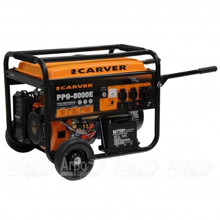 Бензогенератор Carver PPG-8000E 6 кВт  в Барнауле