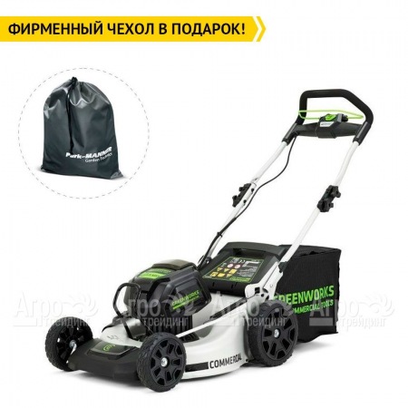 Газонокосилка аккумуляторная GreenWorks GC82LM51SP2K2  в Барнауле