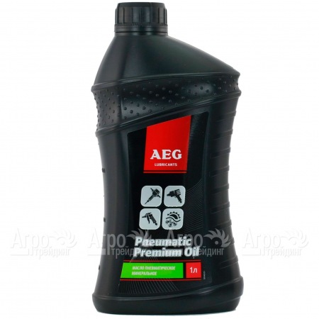 Масло пневматическое минеральное AEG Pneumatic oil 1 л для компрессоров  в Барнауле