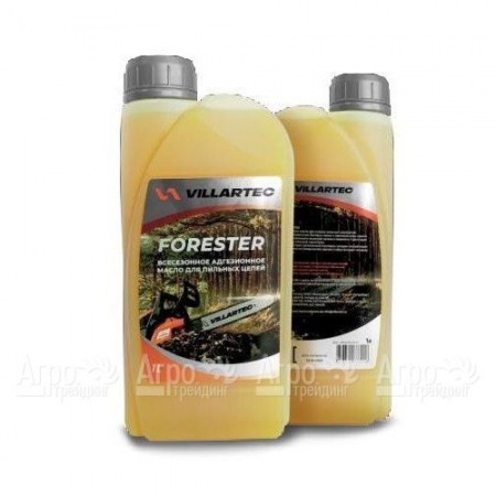 Всесезонное адгезионное масло Villartec Forester 1 л для пильных цепей в Барнауле