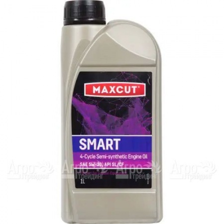 Масло MaxCUT Smart 4T Semi-Synthetic, 1 л для 4-х тактных двигателей в Барнауле