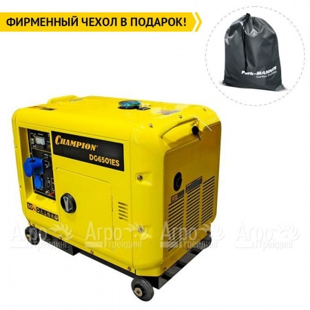 Дизельгенератор Champion DG6501ES+ATS 5 кВт в Барнауле