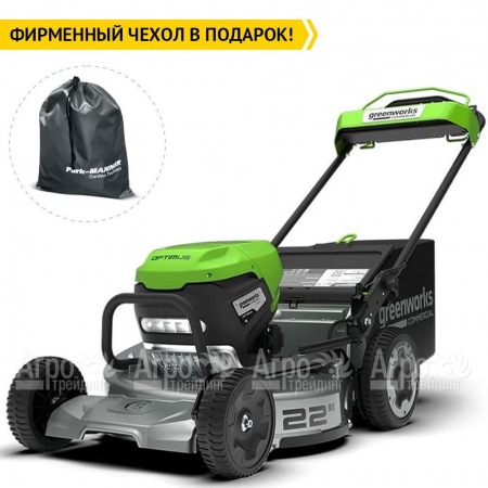 Газонокосилка аккумуляторная GreenWorks LM221S (без аккумулятора и зарядного устройства)  в Барнауле