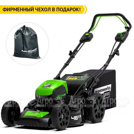 Газонокосилка аккумуляторная GreenWorks GD80LM46SPK4  в Барнауле