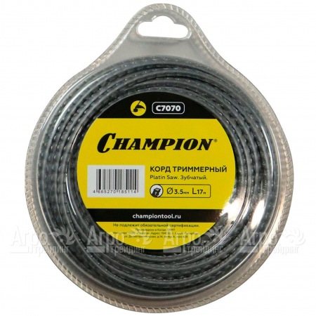 Корд триммерный Champion Platin Saw 3.5м, 17м (зубчатый)  в Барнауле