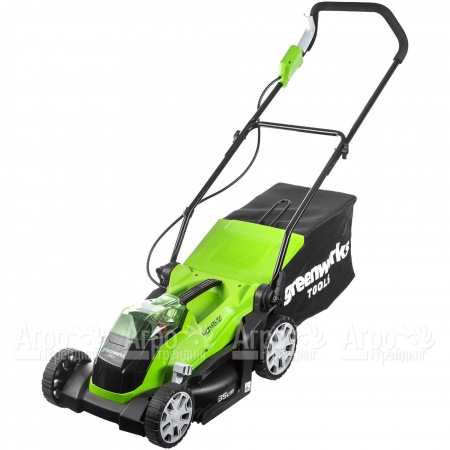 Газонокосилка аккумуляторная GreenWorks G-Max G40LM35 40V 35 см (без батареи и зарядного устройства) в Барнауле