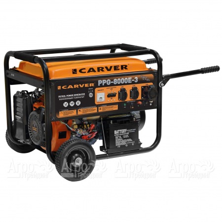 Бензогенератор Carver PPG-8000E-3 2 кВт  в Барнауле